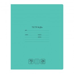 Тетрадь 24л клетка 'Отличная' BG, зеленая