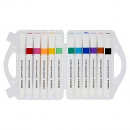 Набор акриловых маркеров 12цв ГАММА 'Классические' трехгран., пластик.бокс