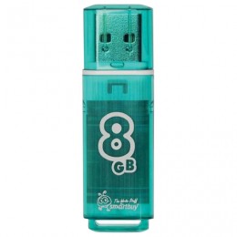 Карта памяти 8Gb Smart Buy 'Glossy' USB 2.0, Flash Drive, зеленая