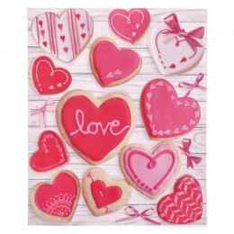 Пакет подарочный Love, 13*16 см 