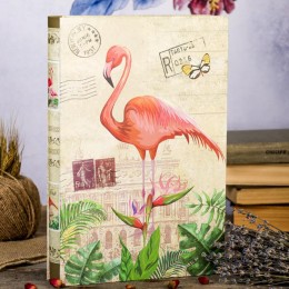 Фотоальбом на 300 фото 10*15 см 'Фламинго в папоротнике' в коробке МИКС 33,5*23*5,5 см 