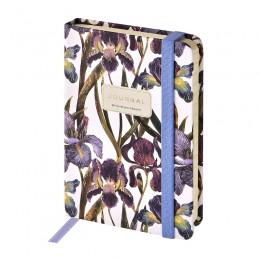Блокнот А6 100л линия 'Флора. Ирисы' Bruno Visconti, на резинке