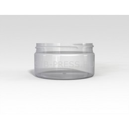 ПЭТ-банка 'Круглая' 0,2л, б/ц 89мм, с крышкой