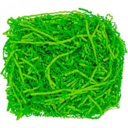 Бумажный наполнитель для упаковки подарков цвет ЗЕЛЕНАЯ ЛИПА 50гр