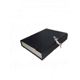 Короб архивный А4 7см бумвинил ЧЕРНЫЙ