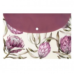 Папка-конверт на кнопке А4 'Протея' 180мкм ФЕНИКС+, пластик