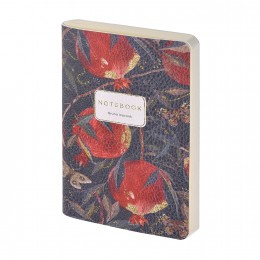 Блокнот А6 60л линия 'Гранат' Bruno Visconti, экокожа