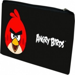 Пенал-косметичка 22x10см 'Angry Birds', полиэстер, CENTRUM