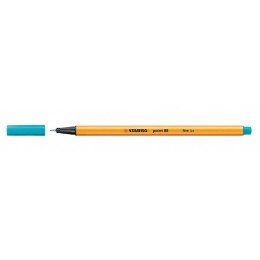 Ручка капиллярная 0,4мм голубая STABILO 'Point'